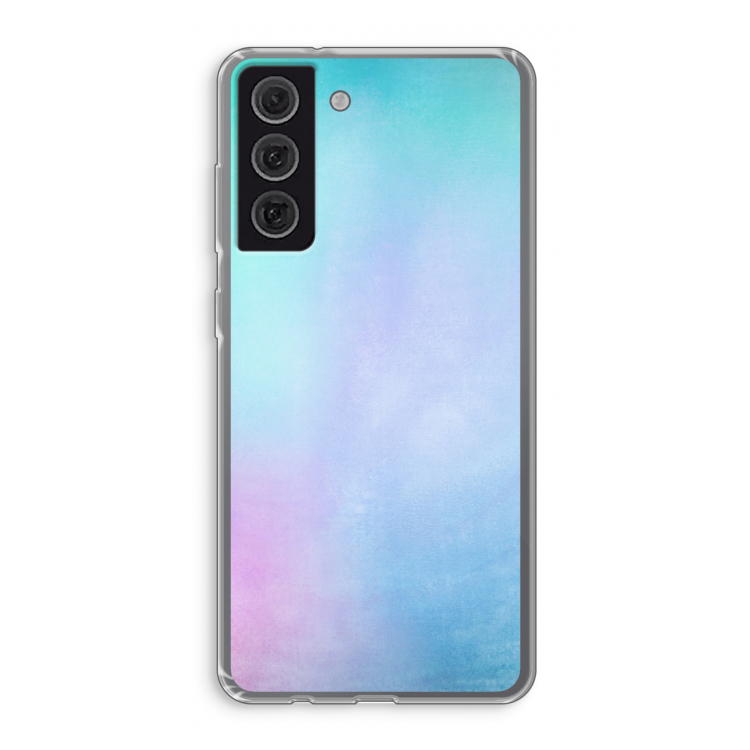 mist pastel: Samsung Galaxy S21 FE Transparant Hoesje