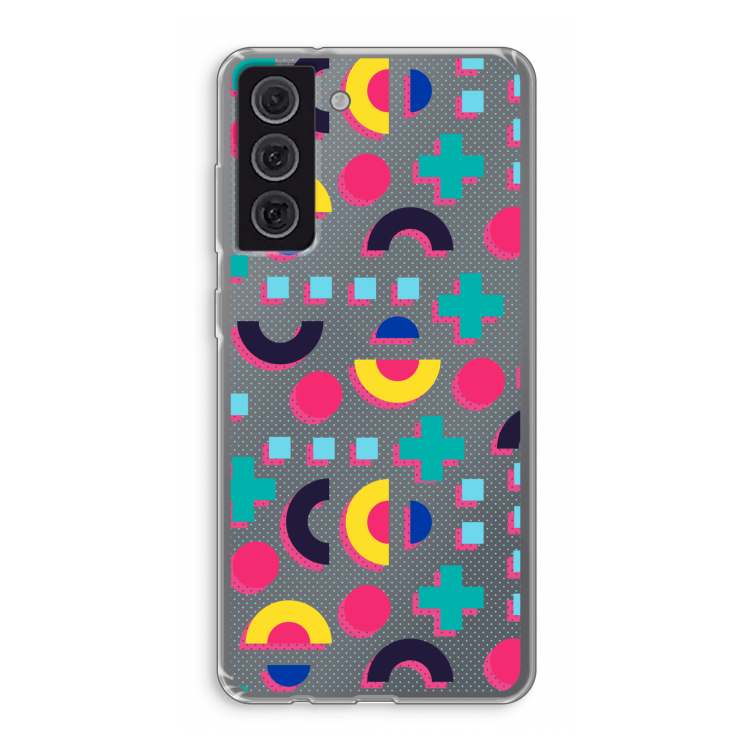 8-bit N°2: Samsung Galaxy S21 FE Transparant Hoesje