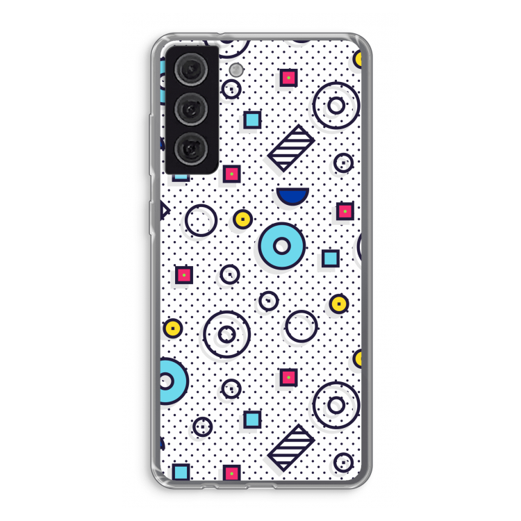 8-bit N°9: Samsung Galaxy S21 FE Transparant Hoesje