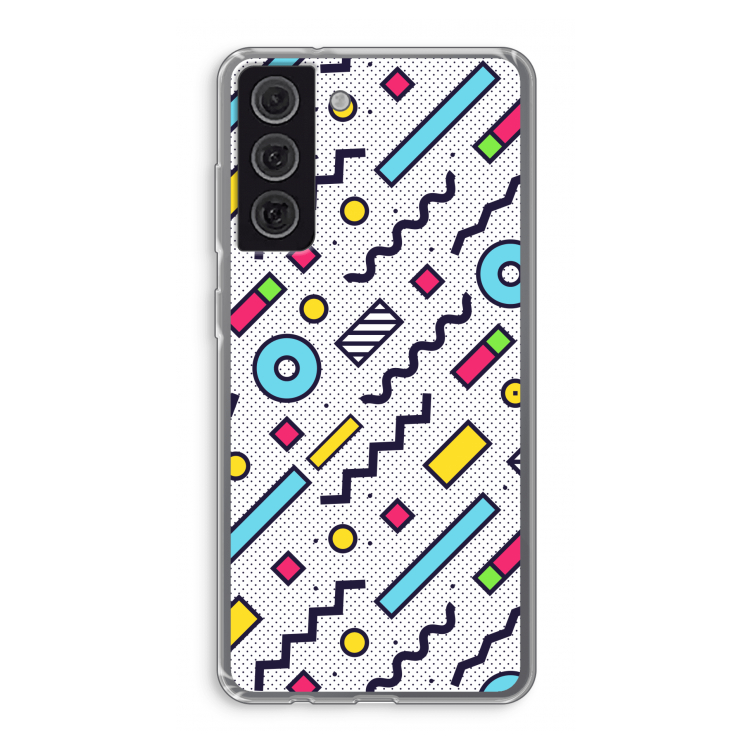 8-bit N°8: Samsung Galaxy S21 FE Transparant Hoesje