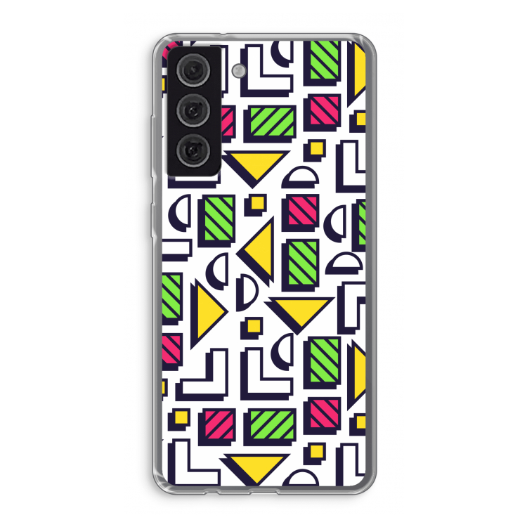 8-bit N°4: Samsung Galaxy S21 FE Transparant Hoesje