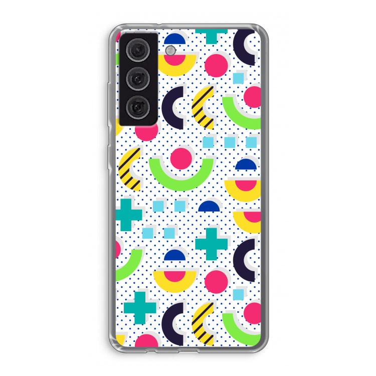 8-bit N°1: Samsung Galaxy S21 FE Transparant Hoesje