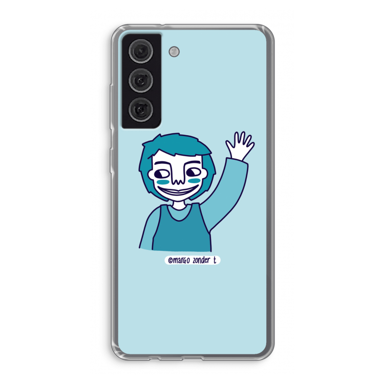 Zwaai: Samsung Galaxy S21 FE Transparant Hoesje