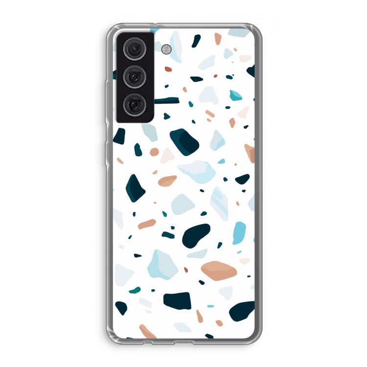 Terrazzo N°13: Samsung Galaxy S21 FE Transparant Hoesje