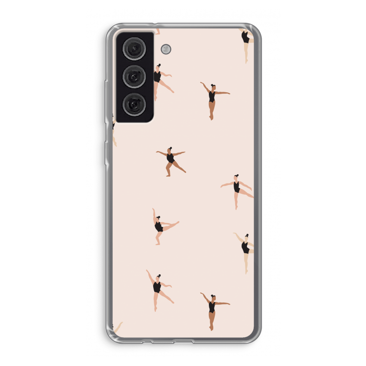 Dancing #1: Samsung Galaxy S21 FE Transparant Hoesje