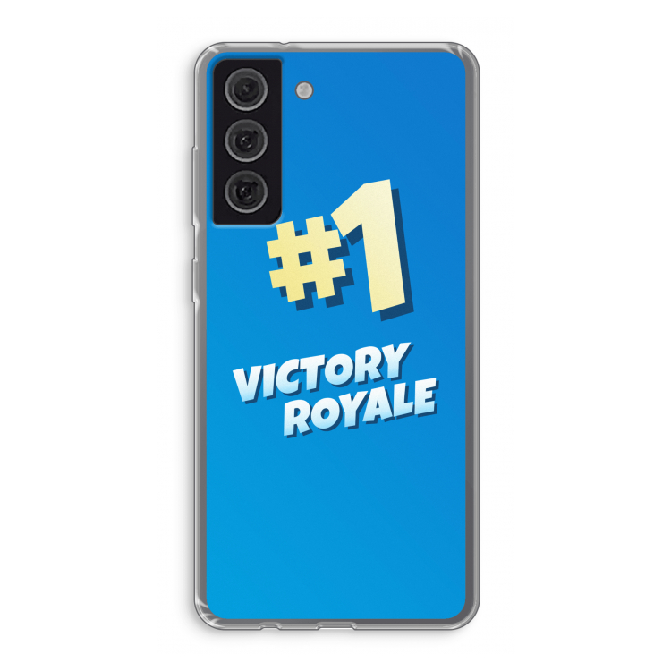 Victory Royale: Samsung Galaxy S21 FE Transparant Hoesje