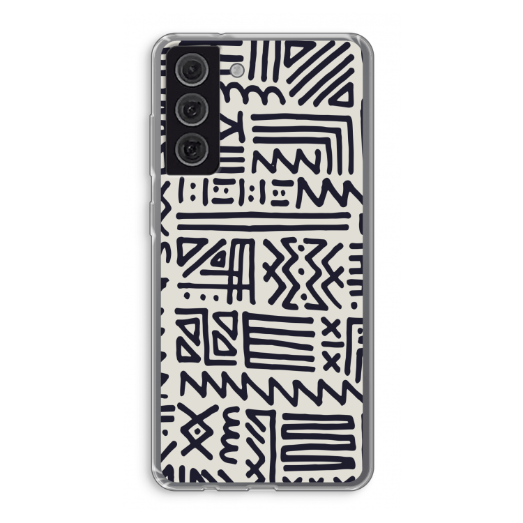 Marrakech print: Samsung Galaxy S21 FE Transparant Hoesje