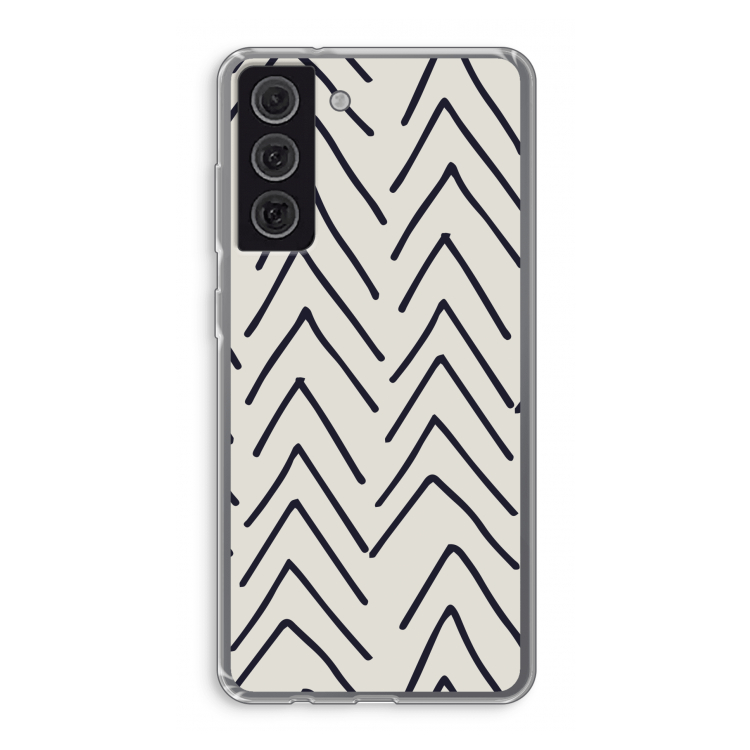 Marrakech Arrows: Samsung Galaxy S21 FE Transparant Hoesje