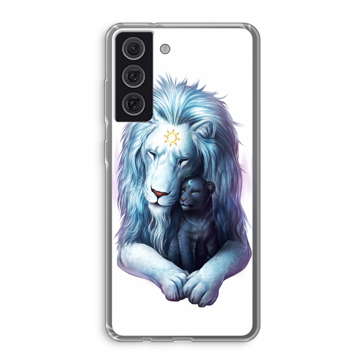 Child Of Light: Samsung Galaxy S21 FE Transparant Hoesje