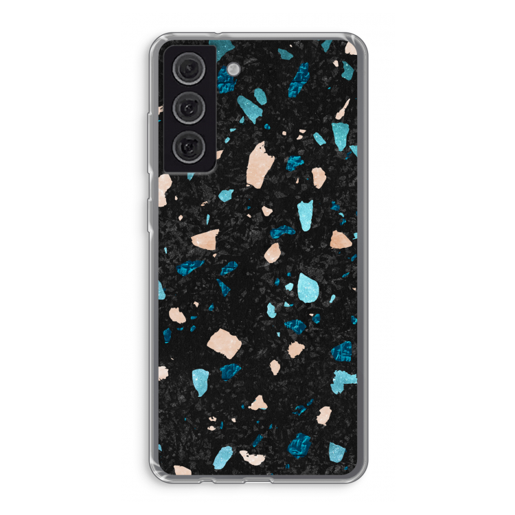 Terrazzo N°11: Samsung Galaxy S21 FE Transparant Hoesje