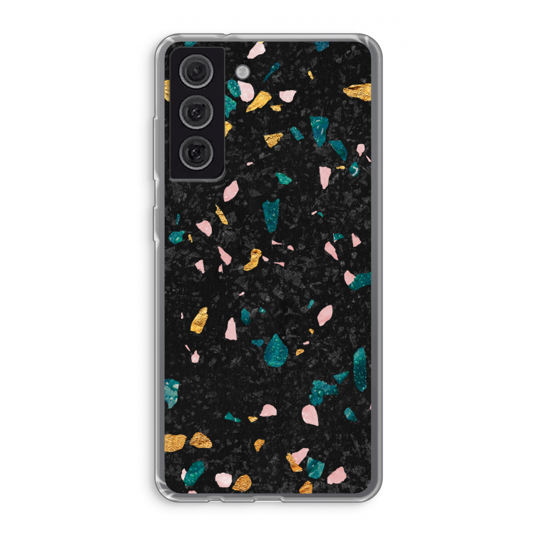 Terrazzo N°10: Samsung Galaxy S21 FE Transparant Hoesje