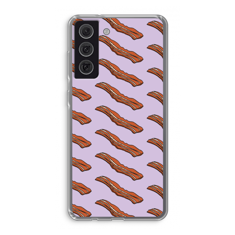 Bacon to my eggs #2: Samsung Galaxy S21 FE Transparant Hoesje