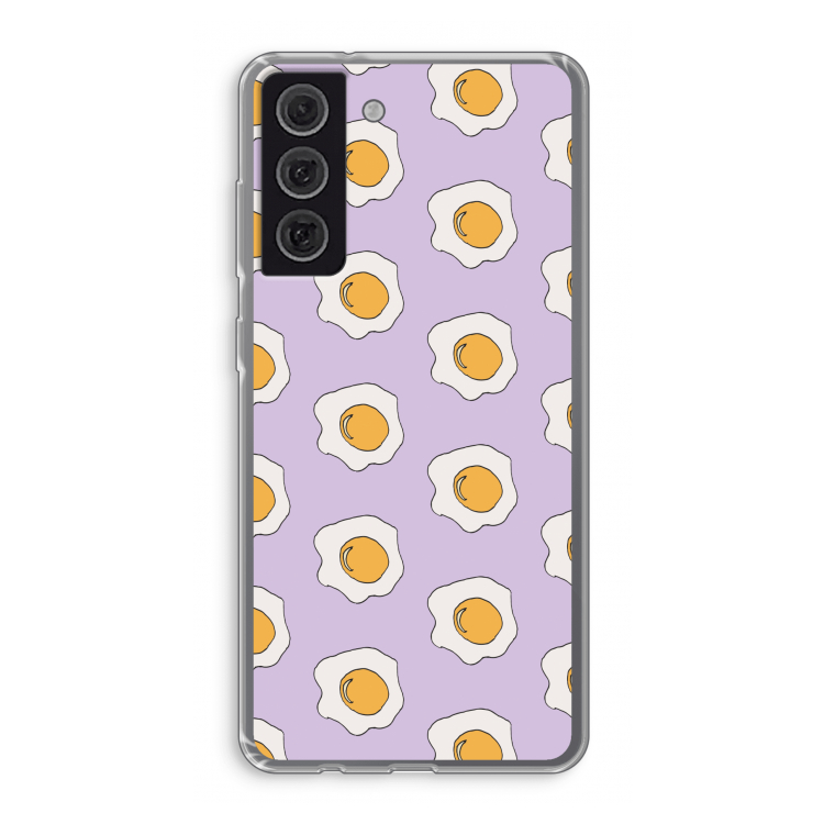 Bacon to my eggs #1: Samsung Galaxy S21 FE Transparant Hoesje