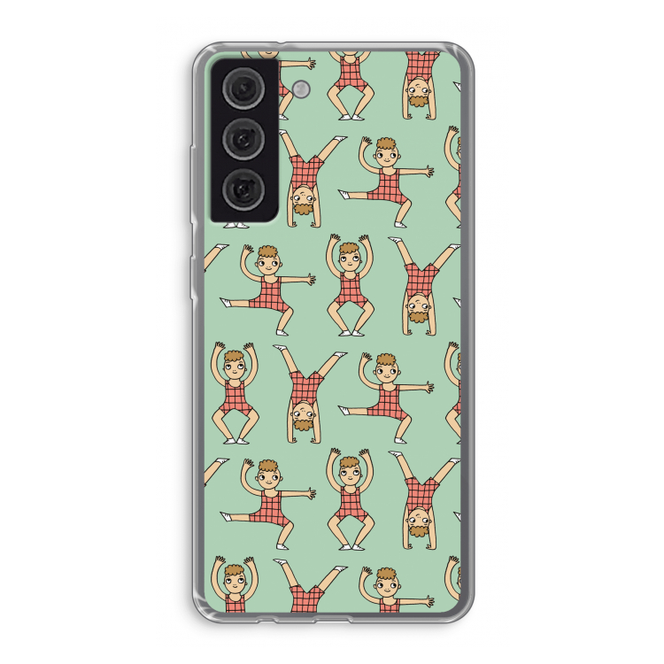 Gymboys: Samsung Galaxy S21 FE Transparant Hoesje