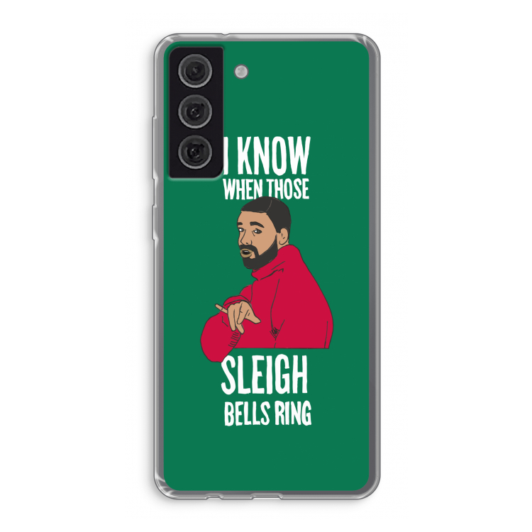 Sleigh Bells Ring: Samsung Galaxy S21 FE Transparant Hoesje