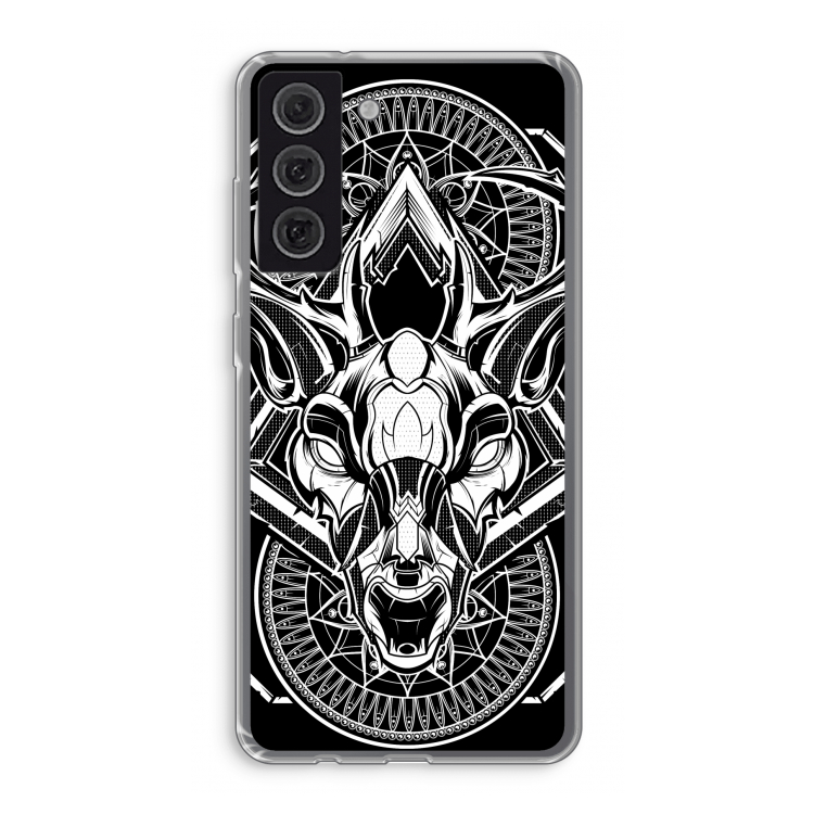 Oh Deer: Samsung Galaxy S21 FE Transparant Hoesje