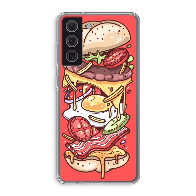 Diet Coke Please: Samsung Galaxy S21 FE Transparant Hoesje