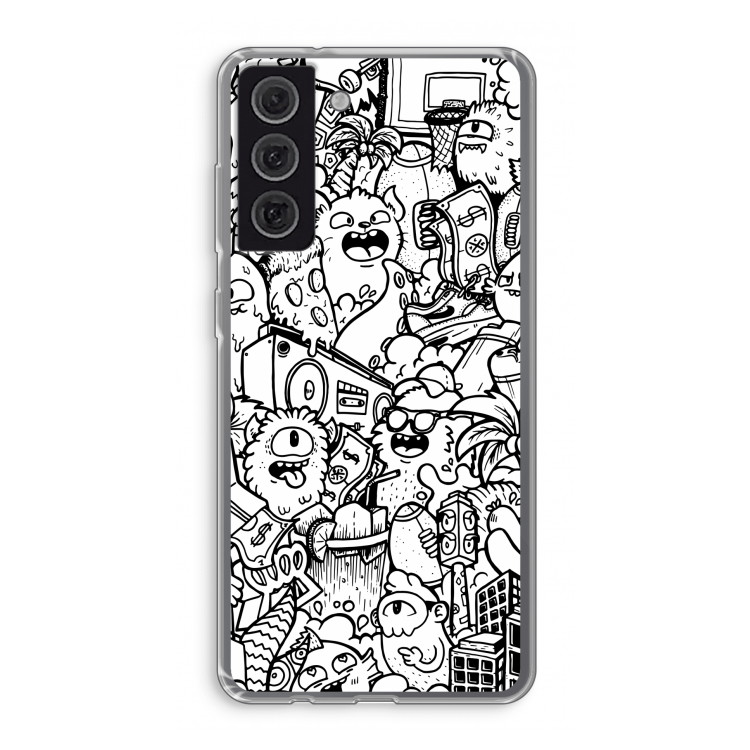 Vexx City #2: Samsung Galaxy S21 FE Transparant Hoesje