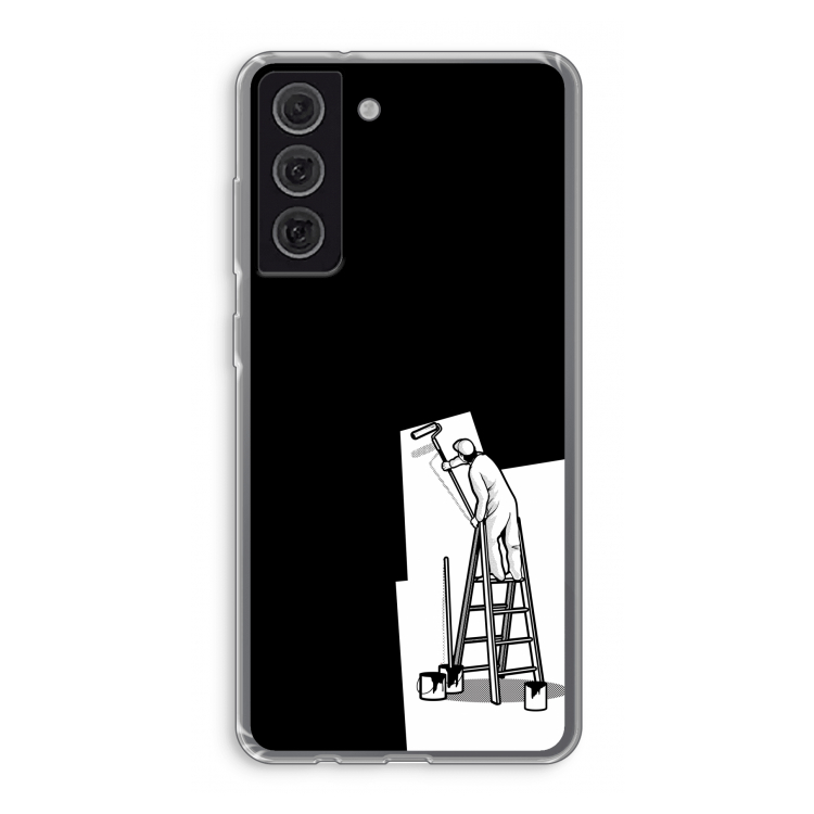 Musketon Painter: Samsung Galaxy S21 FE Transparant Hoesje