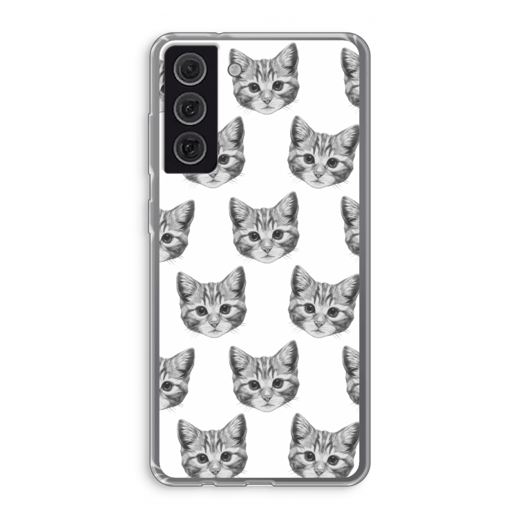 Kitten: Samsung Galaxy S21 FE Transparant Hoesje