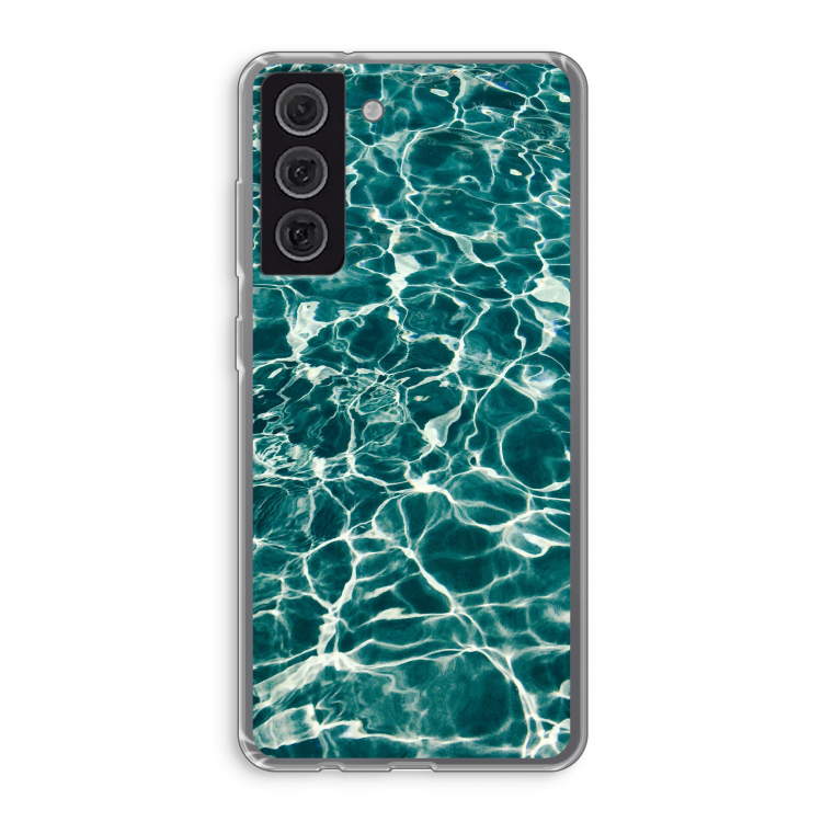 Weerkaatsing water: Samsung Galaxy S21 FE Transparant Hoesje
