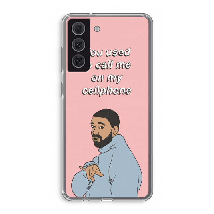 Hotline bling: Samsung Galaxy S21 FE Transparant Hoesje