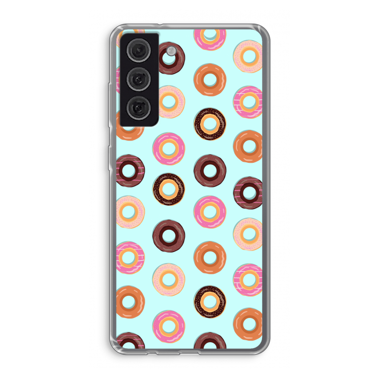Donuts: Samsung Galaxy S21 FE Transparant Hoesje