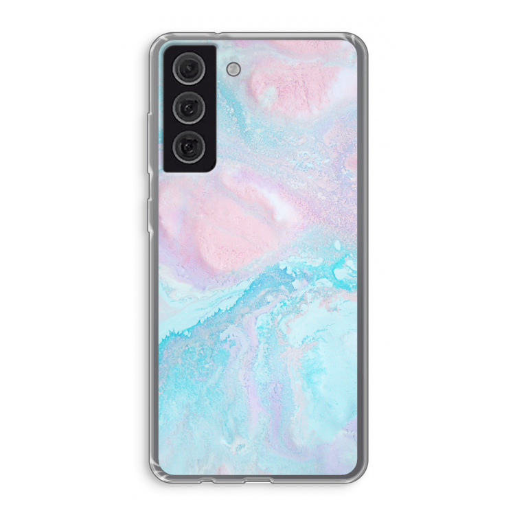 Fantasie pastel: Samsung Galaxy S21 FE Transparant Hoesje