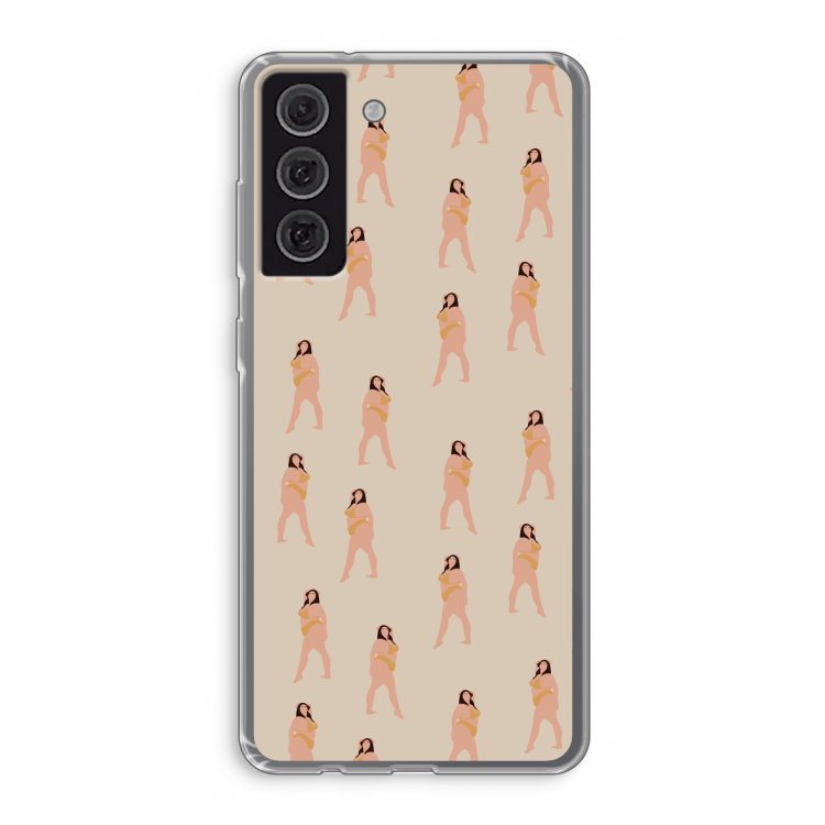 You're so golden: Samsung Galaxy S21 FE Transparant Hoesje