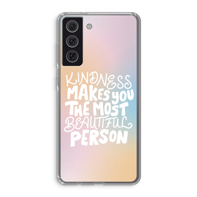 The prettiest: Samsung Galaxy S21 FE Transparant Hoesje