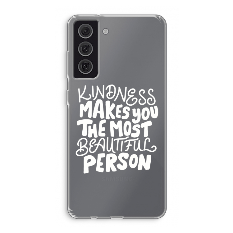 The prettiest: Samsung Galaxy S21 FE Transparant Hoesje