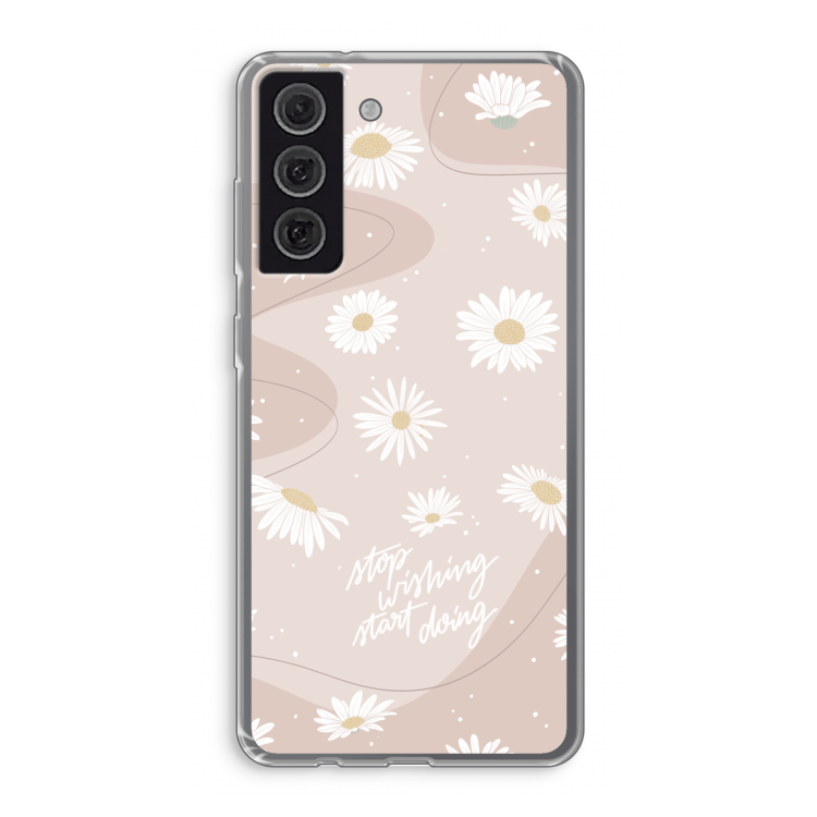 Daydreaming becomes reality: Samsung Galaxy S21 FE Transparant Hoesje