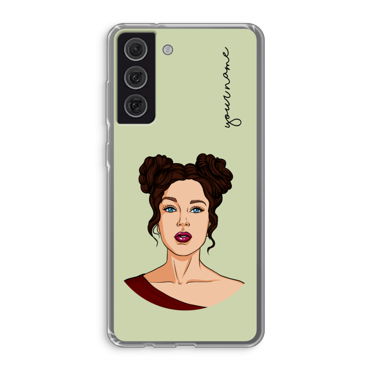 Pop-Art Creator: Samsung Galaxy S21 FE Transparant Hoesje