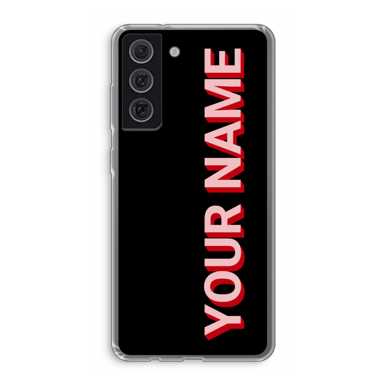 Namecase: Samsung Galaxy S21 FE Transparant Hoesje