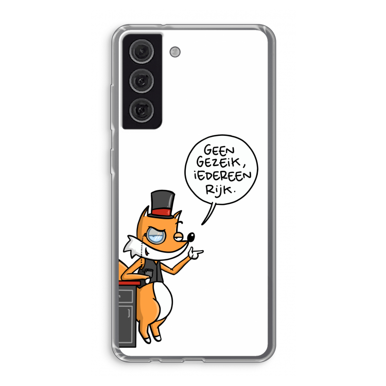Geen Gezeik: Samsung Galaxy S21 FE Transparant Hoesje