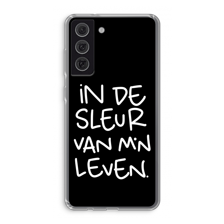De Sleur: Samsung Galaxy S21 FE Transparant Hoesje