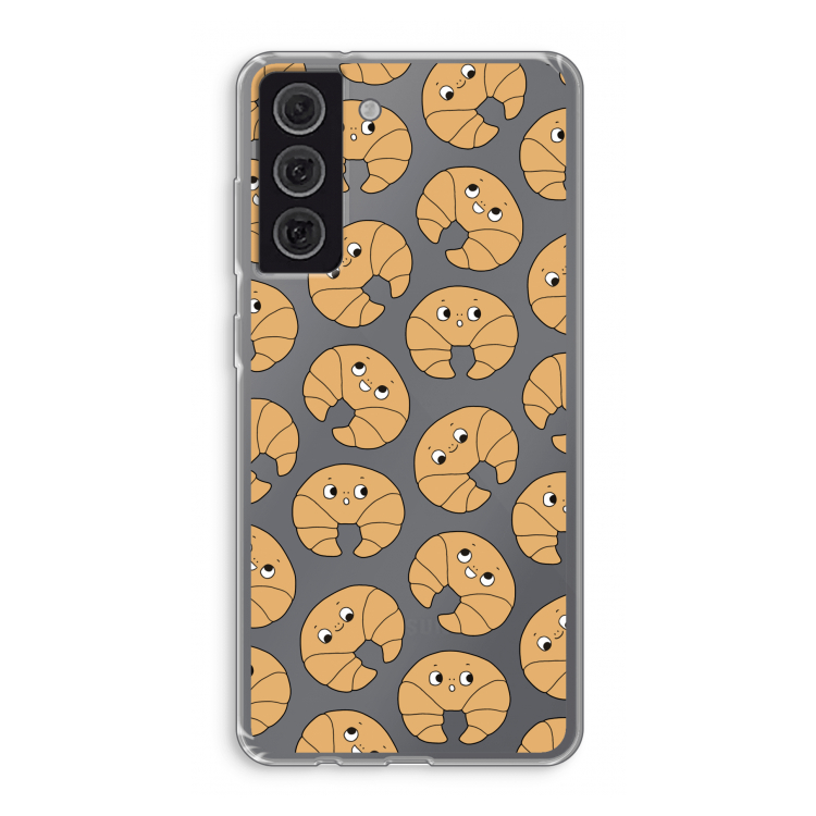 Croissant: Samsung Galaxy S21 FE Transparant Hoesje