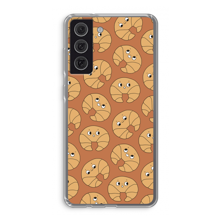 Croissant: Samsung Galaxy S21 FE Transparant Hoesje