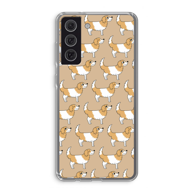 Doggy: Samsung Galaxy S21 FE Transparant Hoesje