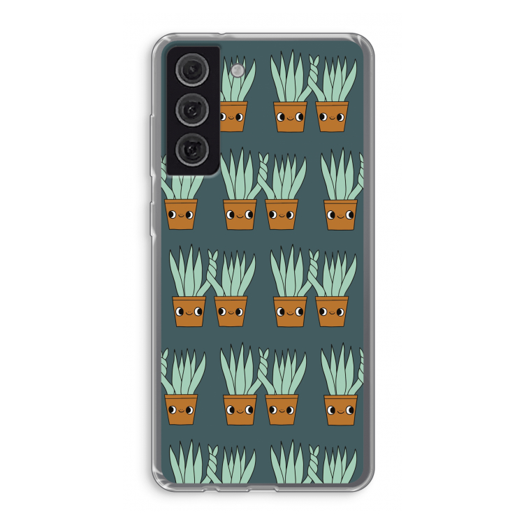 Sansevieria: Samsung Galaxy S21 FE Transparant Hoesje