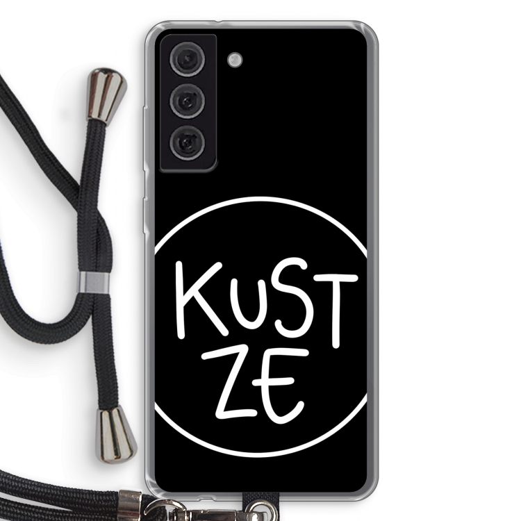 KUST ZE: Samsung Galaxy S21 FE Transparant Hoesje met koord