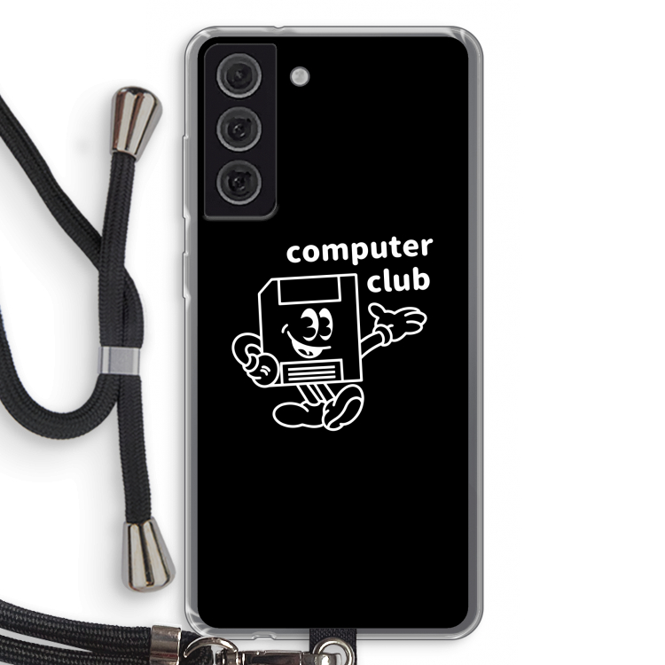 Floppyhead: Samsung Galaxy S21 FE Transparant Hoesje met koord