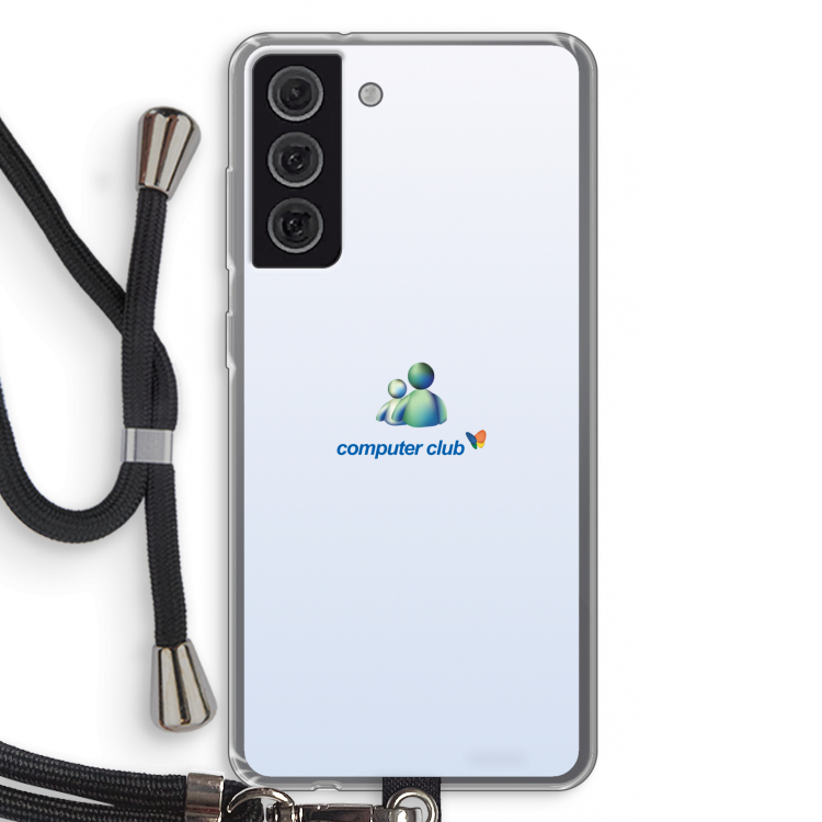 MSN: Samsung Galaxy S21 FE Transparant Hoesje met koord