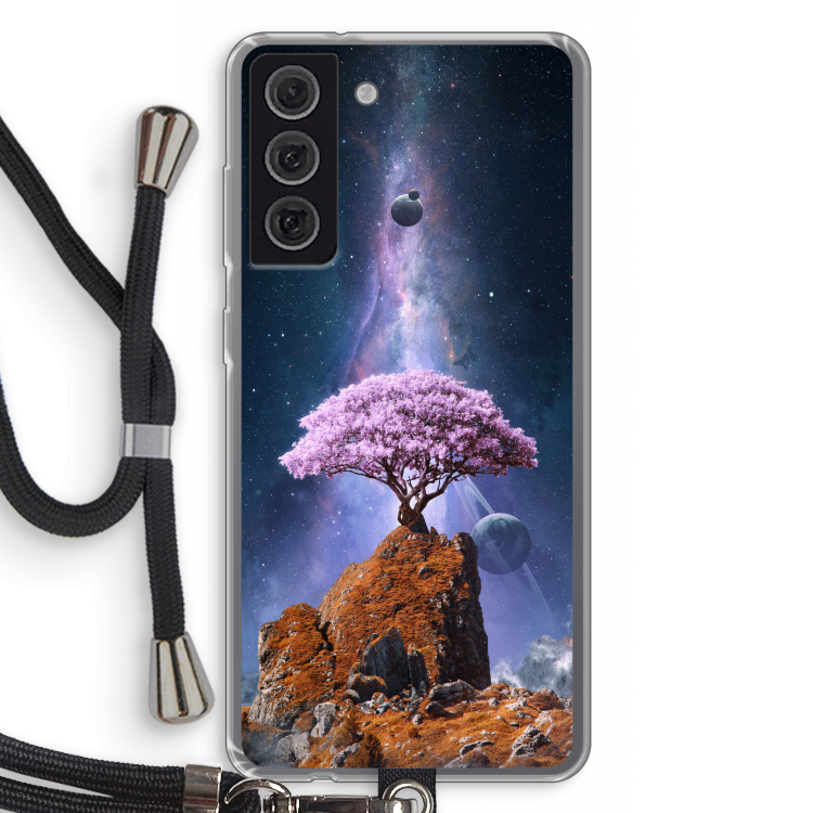 Ambition: Samsung Galaxy S21 FE Transparant Hoesje met koord