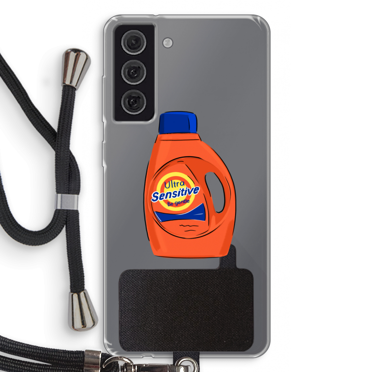 Ultra Sensitive: Samsung Galaxy S21 FE Transparant Hoesje met koord