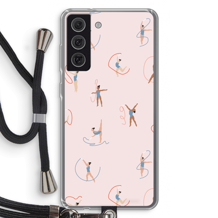 Dancing #3: Samsung Galaxy S21 FE Transparant Hoesje met koord