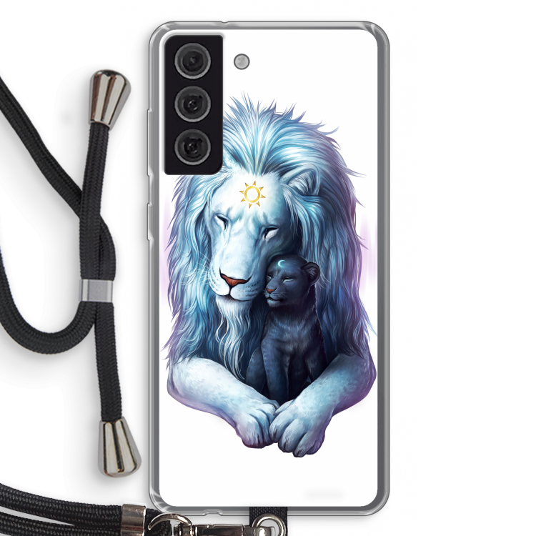 Child Of Light: Samsung Galaxy S21 FE Transparant Hoesje met koord