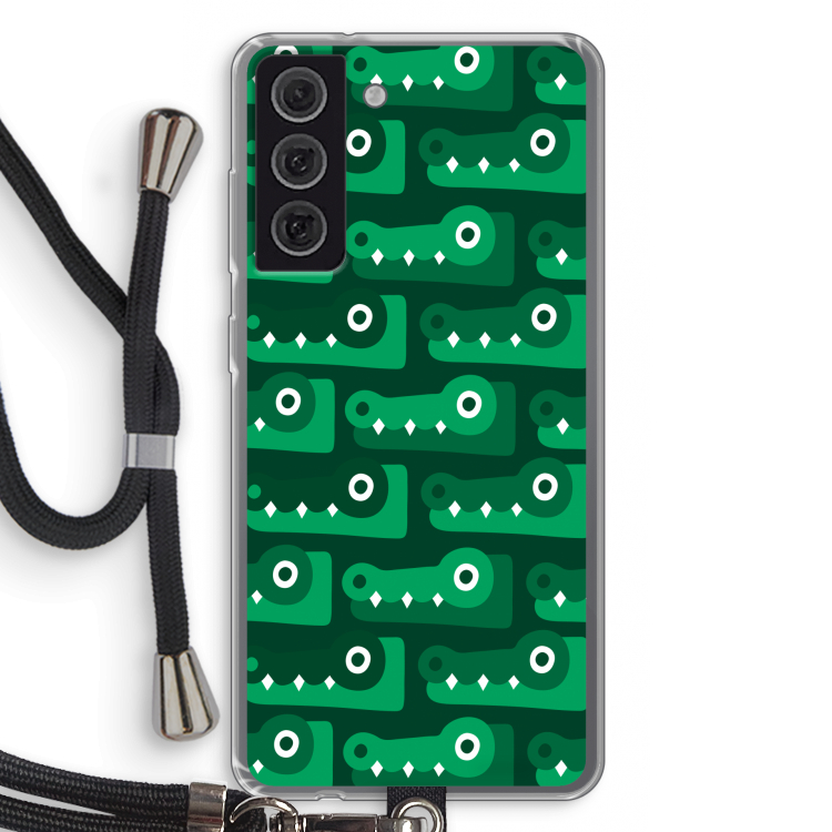 Crocs: Samsung Galaxy S21 FE Transparant Hoesje met koord