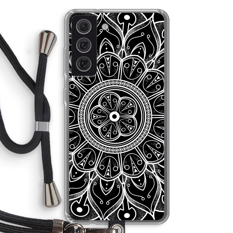 Roses Are Red: Samsung Galaxy S21 FE Transparant Hoesje met koord