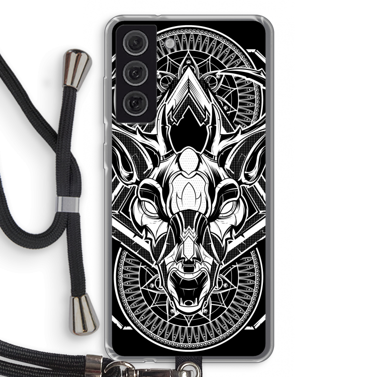 Oh Deer: Samsung Galaxy S21 FE Transparant Hoesje met koord